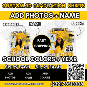 3D GRADSHIRTS CENTER PRINTS