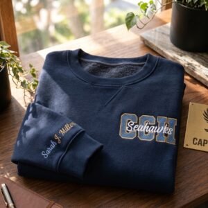 Custom Pocket-Size Embroidered School Spirit