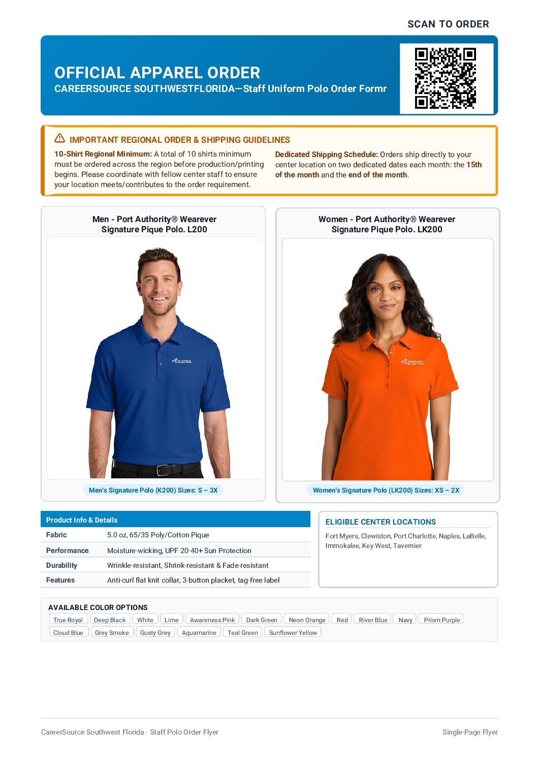 Short Sleeve Polos